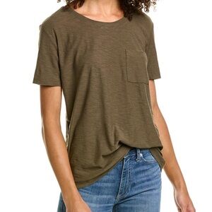 Standard James Perse Olive Green Pocket T-Shirt